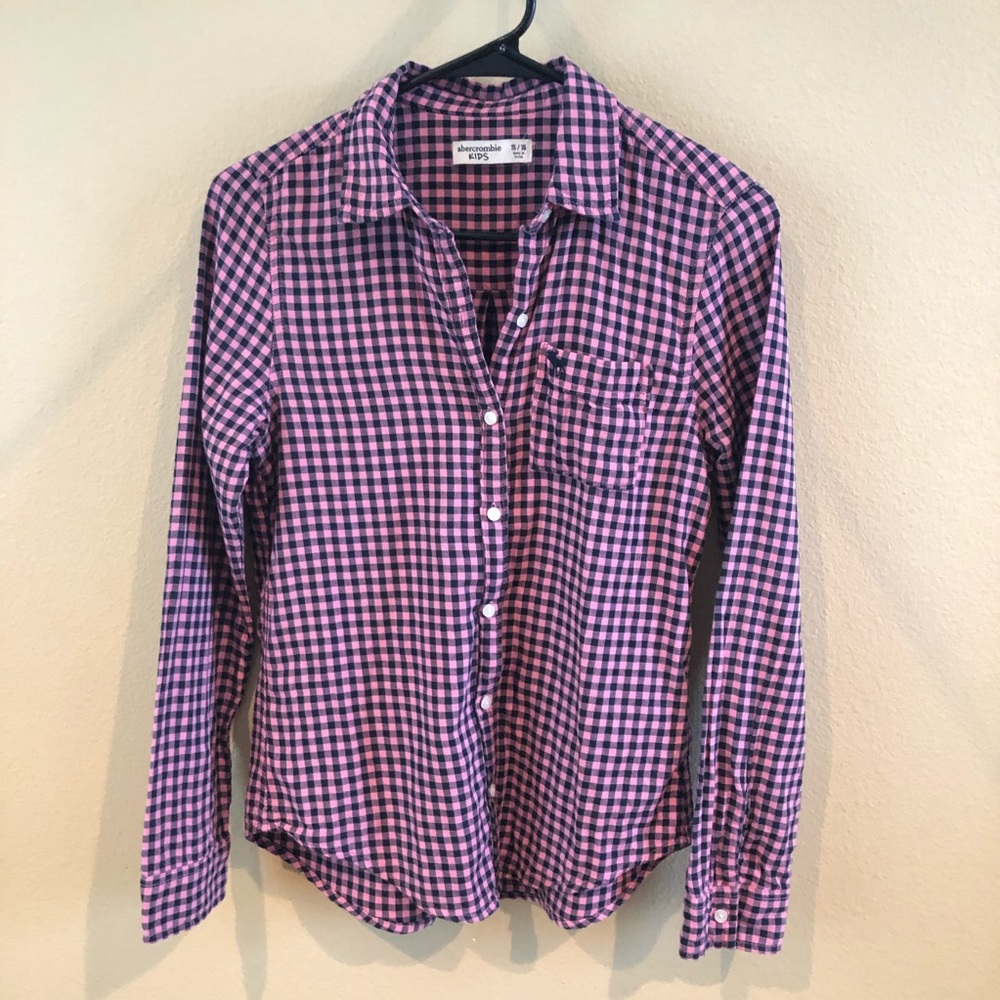 Abercrombie Kids Plaid Button Down Shirt